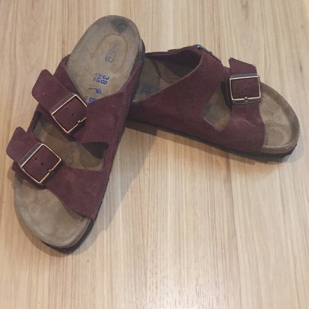 Suede soft footbed Arizona Birkenstock - 38N